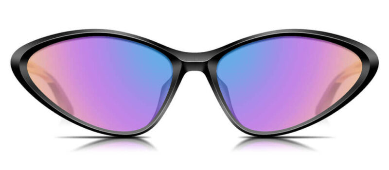 Detachable Plastic Cat-Eye Sunglasses WD990 – Stylish and Customizable