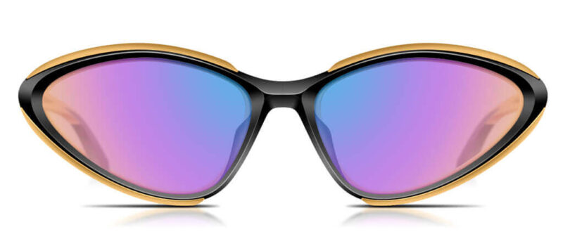 Detachable Plastic Cat-Eye Sunglasses WD990 – Stylish and Customizable