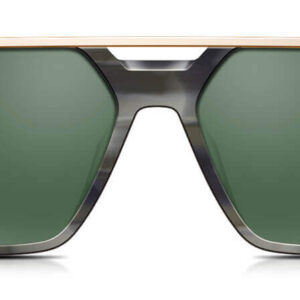 Irregular Polygon Metal and Acetate Composite Sunglasses WD996