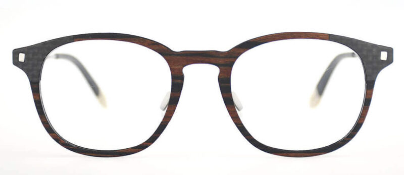 Wood Grain Carbon Fiber Glasses CY82 – Lightweight and Durable