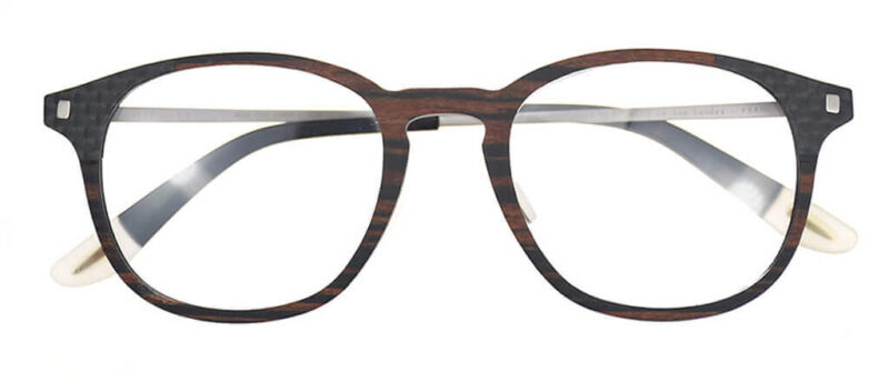 Wood Grain Carbon Fiber Glasses CY82 – Lightweight and Durable