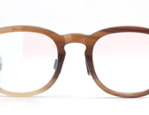 Retro Buffalo Horn Eyewear NN7356 – Handcrafted Elegance in Natural Horn