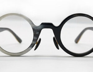 Round Buffalo Horn Eyeglasses NN176 – Unique Natural Craftsmanship