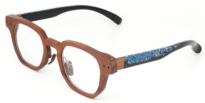 Wood Glasses QE4980 - Premium Natural Wood Eyewear