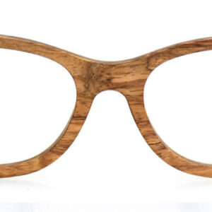 Oval Wooden Glasses QE237 – African Rosewood Frame with CR39 Lenses