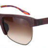 Irregular Wooden Sunglasses QE238 – Peltogyne Frame with Gradient Brown CR39 Lenses