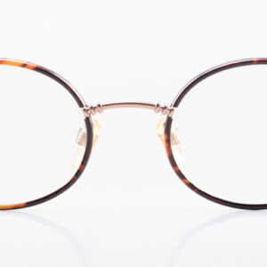 Oval Stainless Eyeglasses JK174 with Acetate Trim | Durable and Stylish