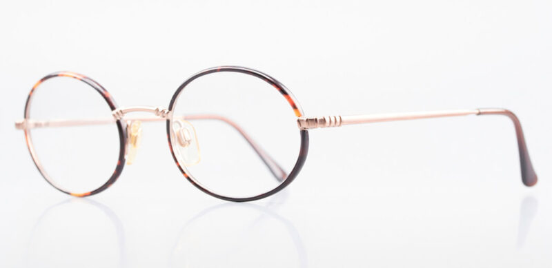 Oval Stainless Eyeglasses JK174 with Acetate Trim | Durable and Stylish