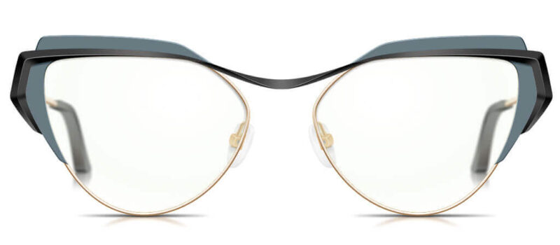 Elegant Three-Color Cat-Eye Titanium Optical Frames SH900