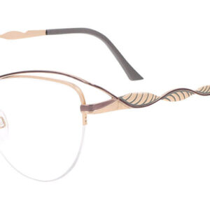 Metal Cat-Eye Eyeglasses JK173 | Stylish and Elegant Design