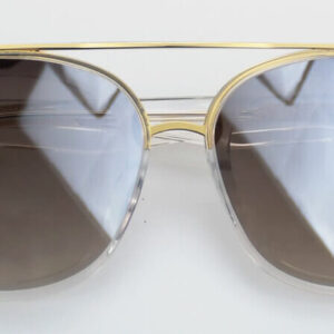 Double-Bridge Luxury Acetate Sunglasses KU908 with CR39 REVO Lenses