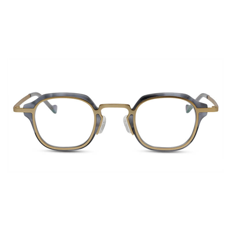 Stainless Steel and Acetate Hybrid Glasses WD998 | Sleek and Functional Design